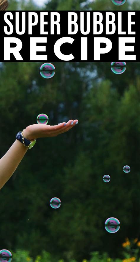 This Recipe Makes Super Strong Bubbles Make Touchable Bubbles You Can
