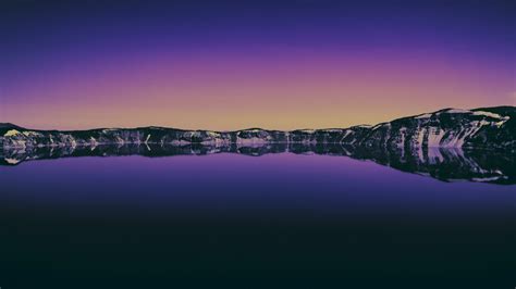 Download Wallpaper 1600x900 Lake Mountains Reflections Horizon