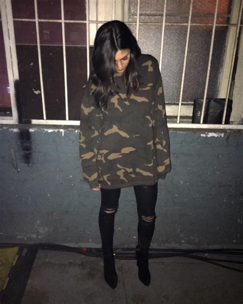 Lauren Perez Hoodies Sweatshirts Military Jacket Goth Instagram