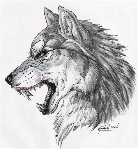 Growl By Deadhowl On Deviantart Wolf Tattoo Design Wolf Drawing