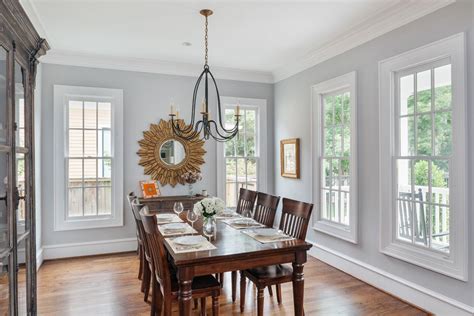 Large Windows Allow Natural Light To Illuminate Your Dining Area With