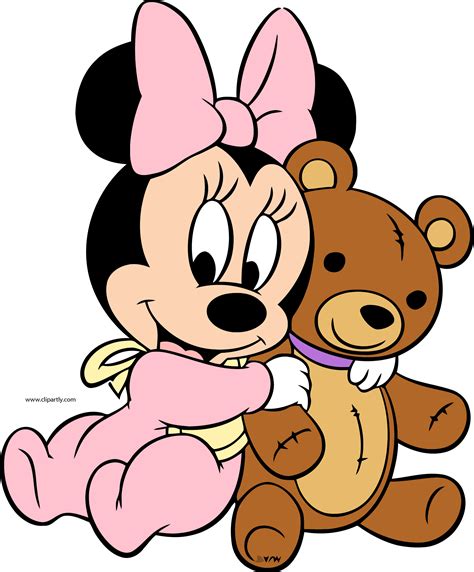 Baby Minnie Bear Toy Clipart Png