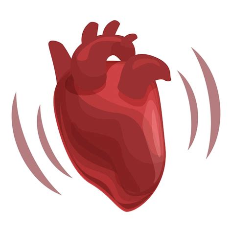Premium Vector Human Heart Icon Cartoon Vector Medical Organ Cardiac