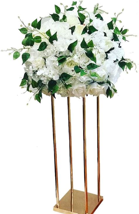 Everbon Pack Of 2 Wedding Flower Vase Metal Flower Stand