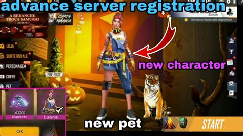 Road to ❤️100k subscribers (subscribe now to help????). HOW TO REGISTER IN ADVANCE SERVER NEW CHARACTER IN FREE ...