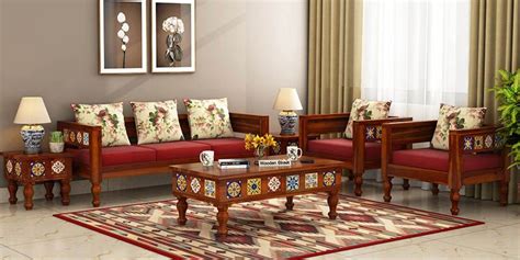 A wooden sofa online can have multiple functionalities. Wooden Sofa Set: Buy Wooden Sofa Set Online in India Upto ...