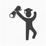 Degree Graduation Icon Students University Graduates Education