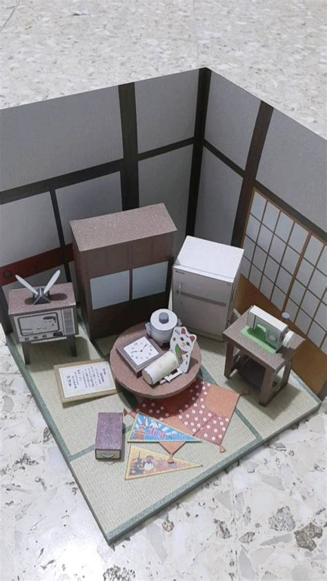 Japanese Living Room Diorama One Diorama At A Time Miniaturist