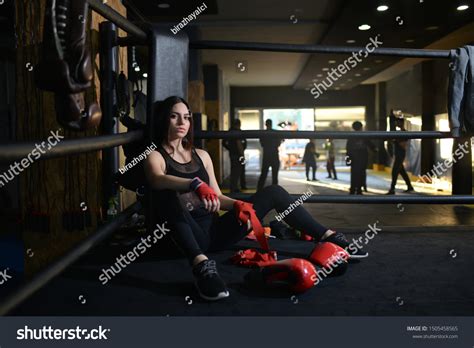 Portrait Boxer Girl Boxing Ring Stock Photo 1505458565 Shutterstock