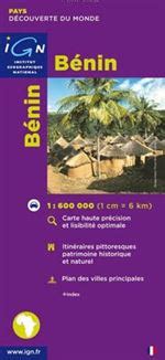 Benin Africa Travel Road Map A Nice Road Map Of Benin Including