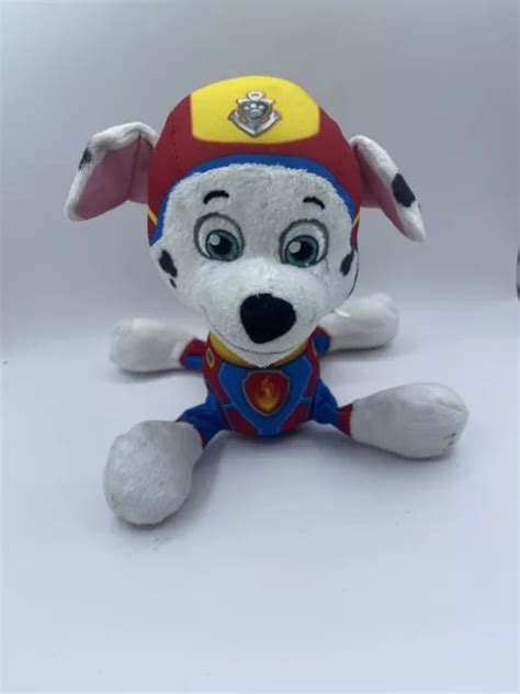 Paw Patrol Marshall Fire Rescue Pup Plush Stuffed Animal Toy Spin