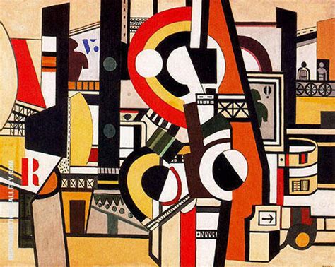Disks In The City C1920 By Fernand Leger Oil Painting Reproduction