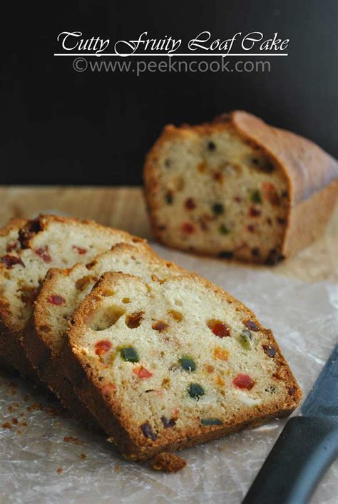 Doubling the batch will yield three 8x4 inch loaves. Tutti Fruity Loaf Cake For Christmas | PeekNCook