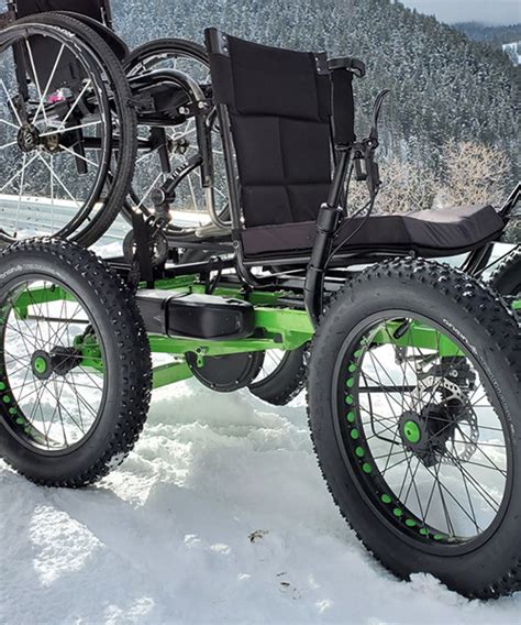 The Rig Is A Fully Electric All Terrain Off Road Wheelchair