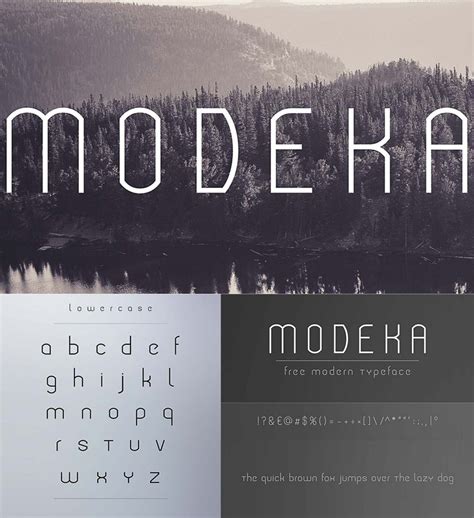 modeka modern font