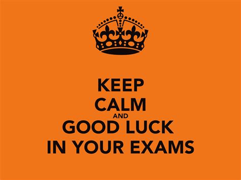 Keep Calm And Good Luck In Your Exams Poster Bnt Khalty S Keep Calm
