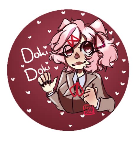 Im Making Ddlc Buttons Couldnt Find The Right Tag Art Is Made By Me