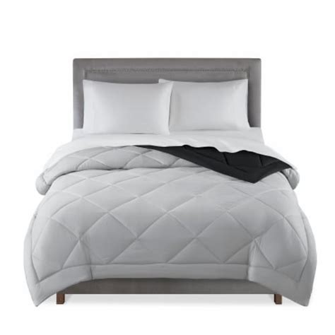 Everyday Living Reversible Bed Comforter Black Gray Twin Full
