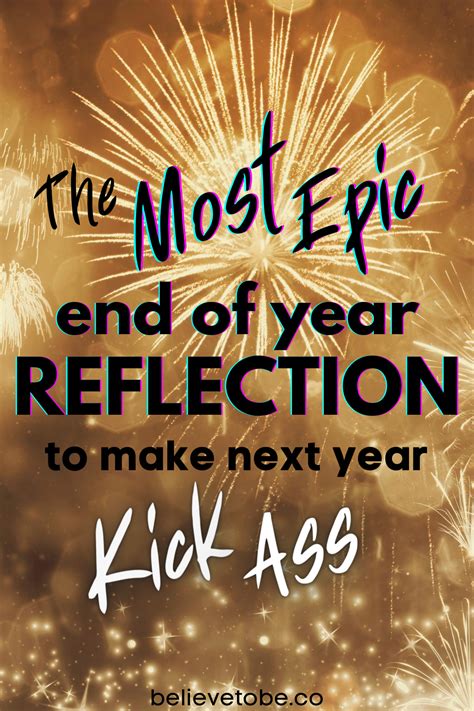 The Best Reflection To Make 2021 Awesome Year End Reflection New