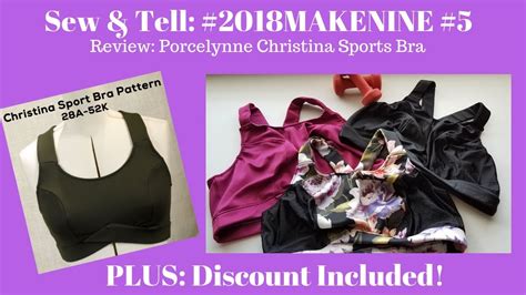 [273]sewing sew and tell 2018makenine 5 ~ porcelynne christina sports bra youtube