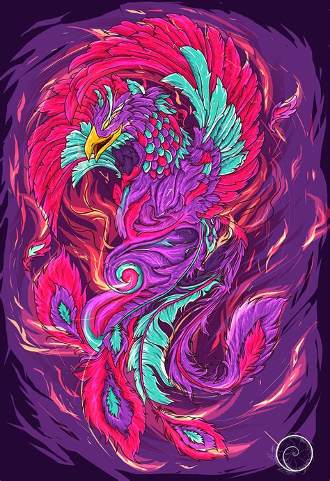 Phoenix islands, in the republic of kiribati. Download wallpaper 2800x4084 phoenix, bird, art, colorful ...