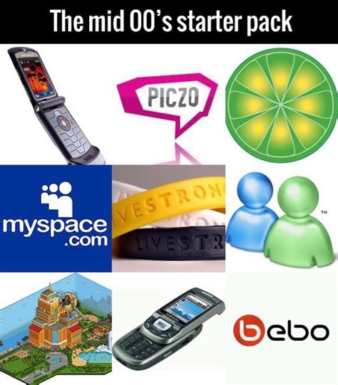 The Mid 2000s Starter Pack Rstarterpacks