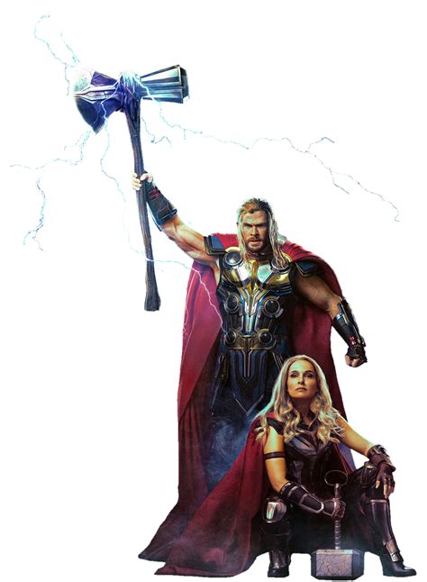 Thor Love And Thunder Jane Foster And Thor Png By Metropolis Hero1125