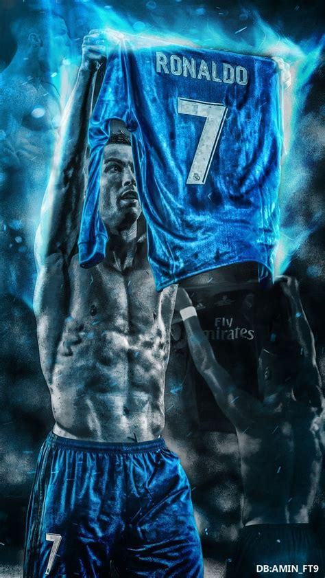Trending Photo De Cristiano Ronaldo Blue Fire Inside Ronaldo
