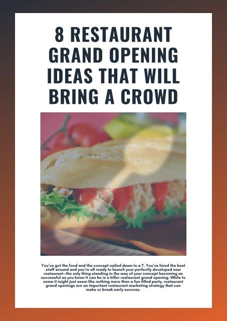 Restaurant Grand Opening Banner