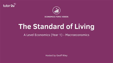 Measuring The Standard Of Living I A Level And IB Economics YouTube