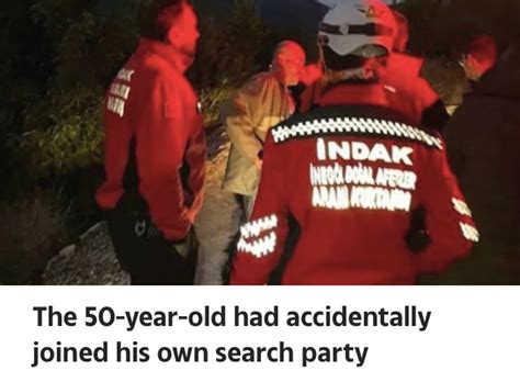 Missing Drunk Man Joins His Own Search Party Until He Hears Them Call His Name P Foreign