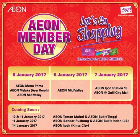 The malaysia area code table below shows the various city codes for malaysia. AEON Member Day Sale Free RM5/RM10 Promotion Voucher ...