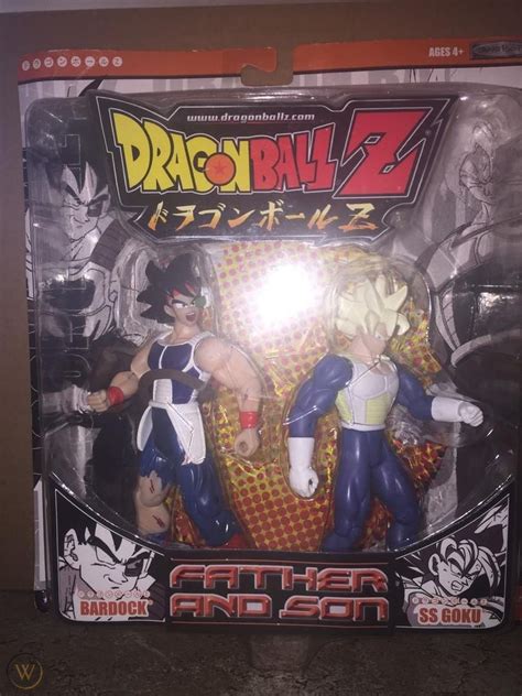 Dbz Dragonball Z Ultra Rare Father And Son Bardock And Ss Goku Jakks 1835889886