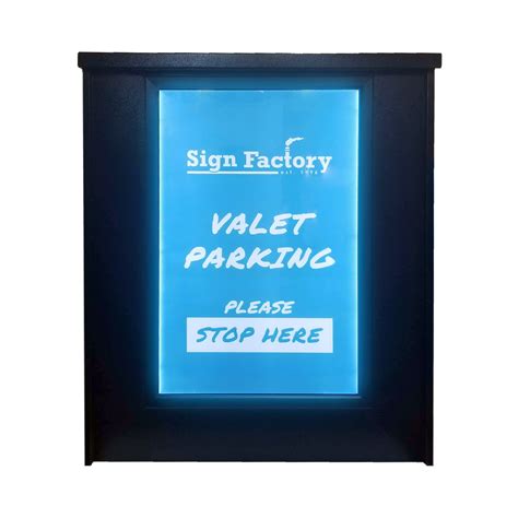 Deluxe Podium Black 175 Hooks Wide Counter Space Sign Factory