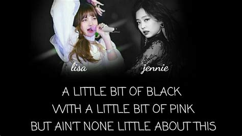 Blackpink So Hot Lisa And Jennies Rap Lyrics Youtube