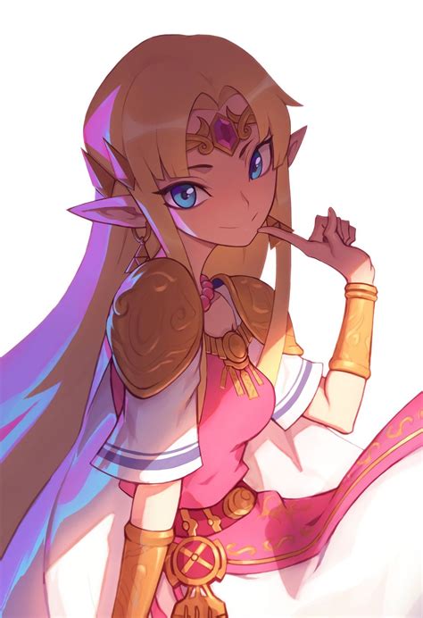 Princess Zelda By Liyart Legend Of Zelda Zelda Art Anime