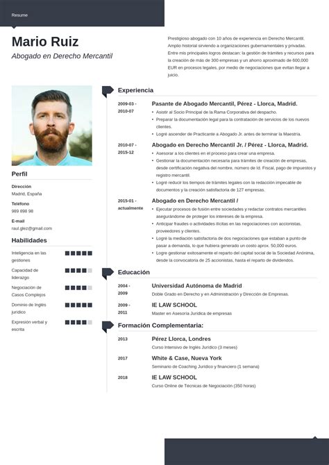 Curriculum Vitae De Abogado Guía Y Ejemplo De Cv 2024