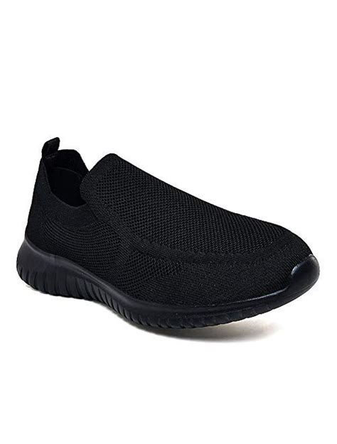 Buy Lancrop Mens Comfortable Walking Shoes Casual Knit Loafer Slip