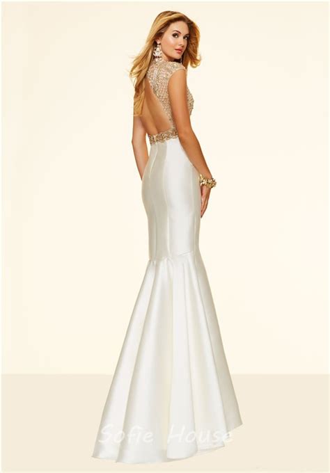 We did not find results for: Gorgeous Mermaid High Neck Cap Sleeve White Taffeta Gold ...
