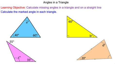 Angles In A Triangle Mr