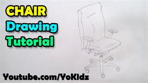 How To Draw A Chair For Office