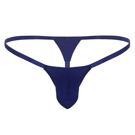Buy Mens Stretch Comfort Low Rise Micro Mini Pouch G String Thongs