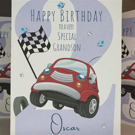 Grandson Birthday Card Etsy Uk