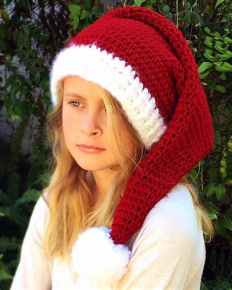 Deluxe Santa Hat Crochet Pattern Ava Girl Designs