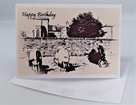 Lambretta Birthday Card With Envelope Etsy Uk
