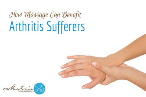 How Massage Can Benefit You And Other Arthritis Sufferers Matrix
