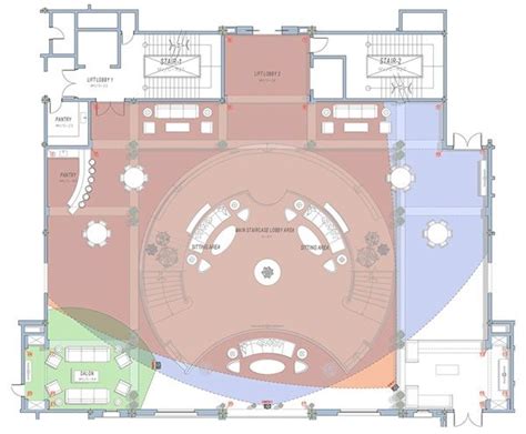 Main Lobby Hall On Behance Hotel Floor Plan Hotel Lobby Design