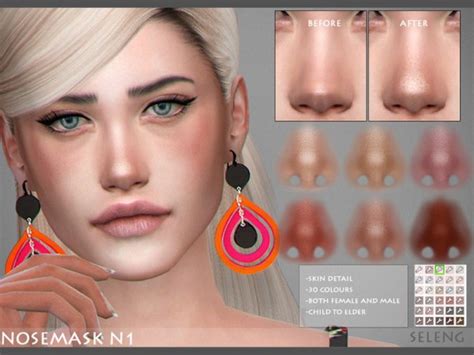The Sims Resource Nosemask N1 By Seleng • Sims 4 Downloads