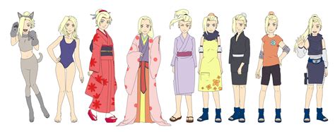 Ino Yamanaka Outfit Color Naruto By Sunakisabakuno On Deviantart