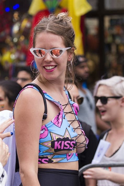 Big Tits Street Parade Downblouse Downblouse Pictures